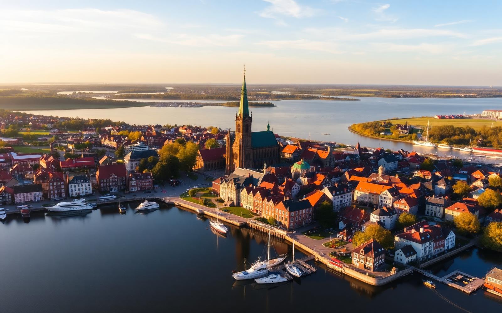 Schleswig Altstadt am Hafen